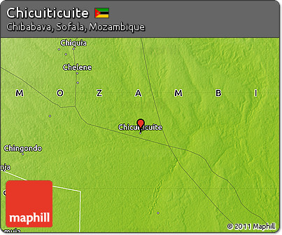 Physical Map of Chicuiticuite