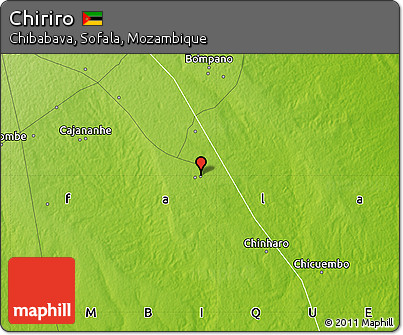 Physical Map of Chiriro