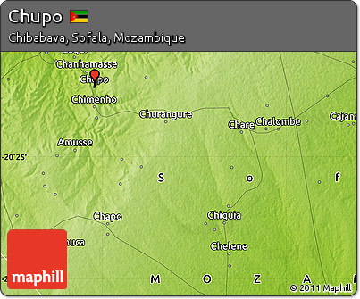 Physical Map of Chupo