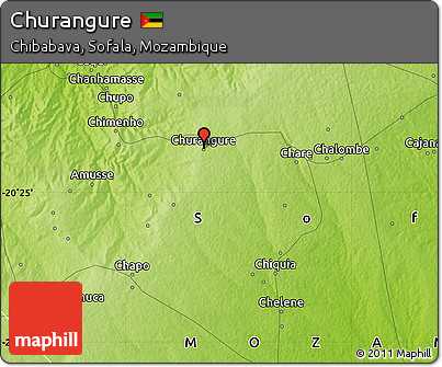 Physical Map of Churangure