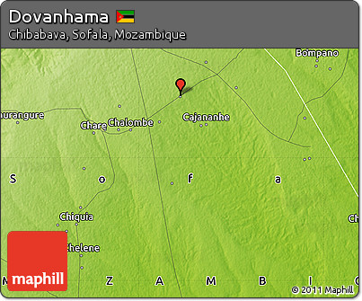 Physical Map of Dovanhama