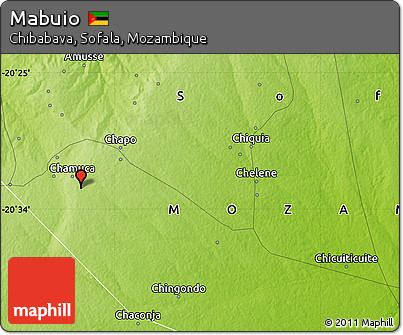 Physical Map of Mabuio