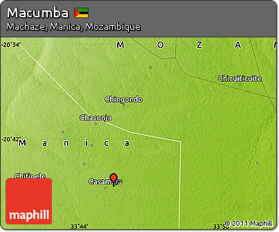Physical Map of Macumba