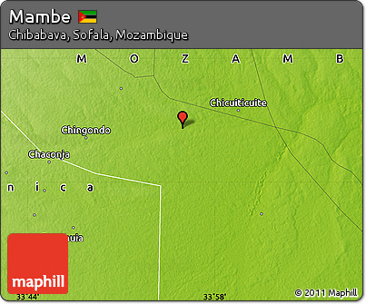 Physical Map of Mambe
