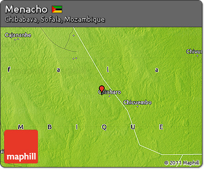 Physical Map of Menacho