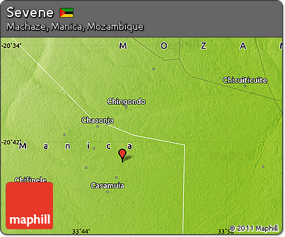 Physical Map of Sevene