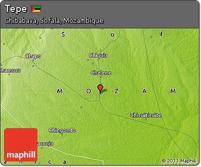 Physical Map of Tepe