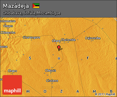 Political Map of Mazádeja