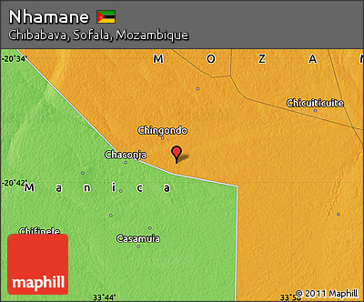 Political Map of Nhamane