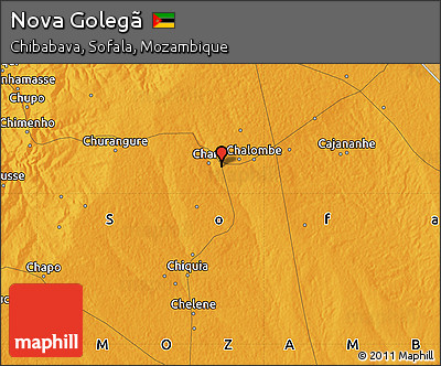 Political Map of Nova Golegã