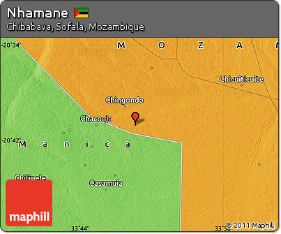 Political Map of Nhamane