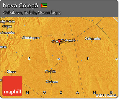 Political Map of Nova Golegã