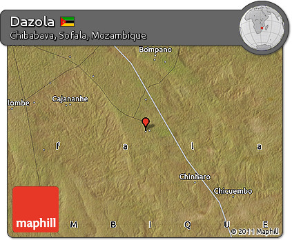 Satellite Map of Dazola
