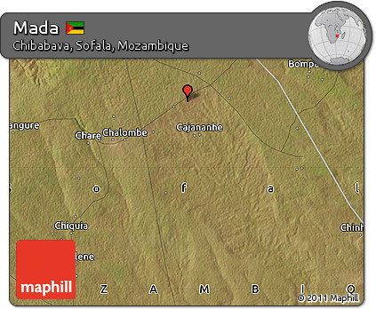 Satellite Map of Mada