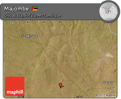 Satellite Map of Majombe