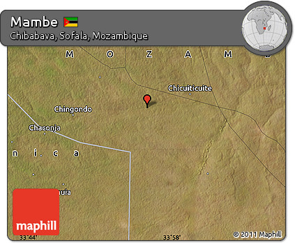 Satellite Map of Mambe