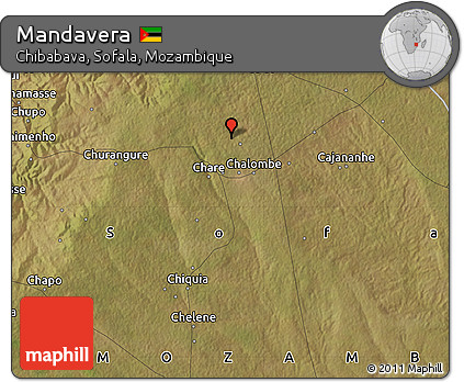 Satellite Map of Mandavera
