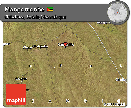 Satellite Map of Mangomonhe