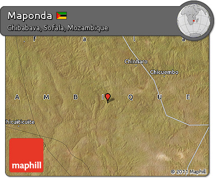 Satellite Map of Maponda