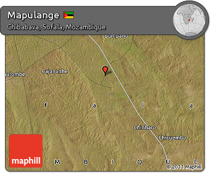 Satellite Map of Mapulange