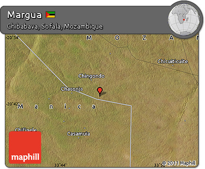 Satellite Map of Margua