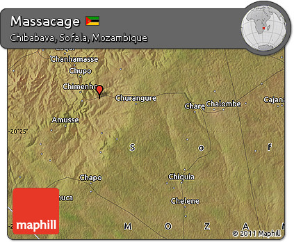 Satellite Map of Massacage