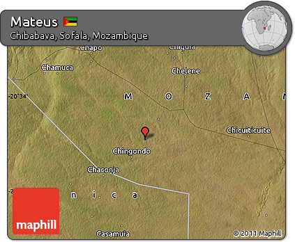 Satellite Map of Mateus