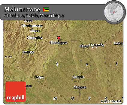 Satellite Map of Melumuzane