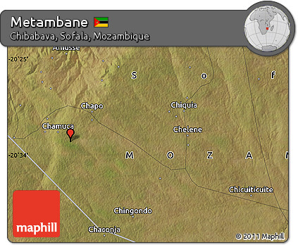 Satellite Map of Metambane