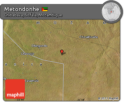 Satellite Map of Metondonhe