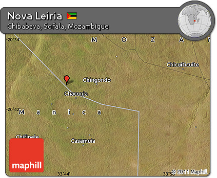 Satellite Map of Nova Leiria