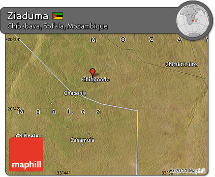 Satellite Map of Ziaduma
