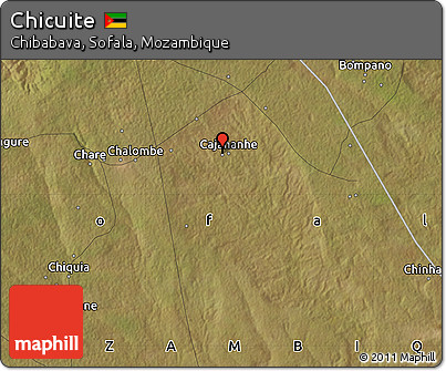 Satellite Map of Chicuite