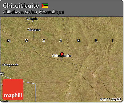 Satellite Map of Chicuiticuite