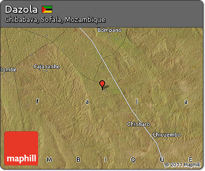 Satellite Map of Dazola