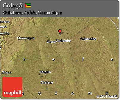 Satellite Map of Golegã