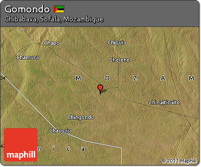 Satellite Map of Gomondo