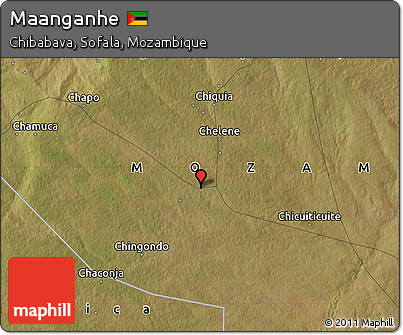 Satellite Map of Maanganhe