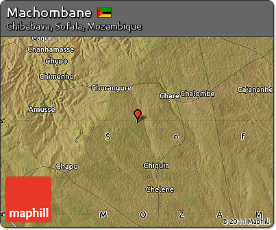 Satellite Map of Machombane