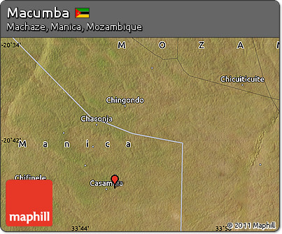 Satellite Map of Macumba