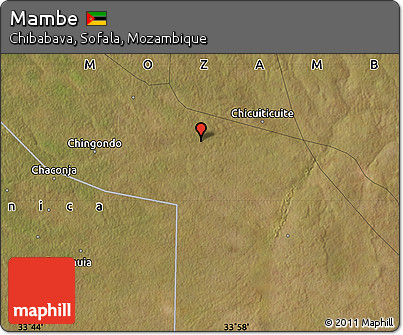 Satellite Map of Mambe