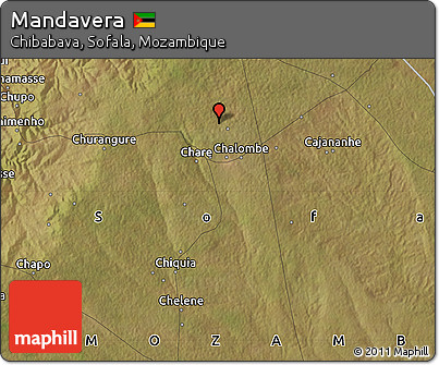 Satellite Map of Mandavera