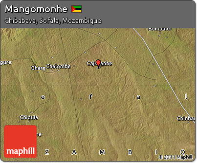 Satellite Map of Mangomonhe