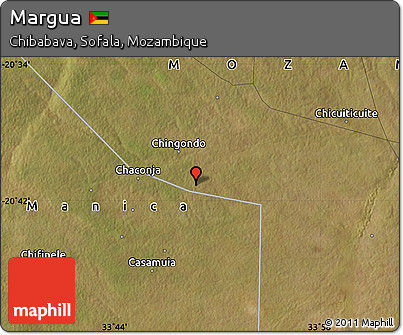 Satellite Map of Margua