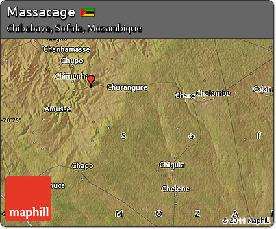 Satellite Map of Massacage
