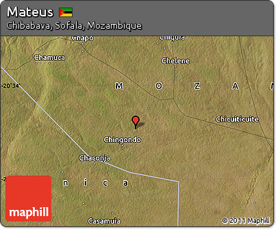 Satellite Map of Mateus