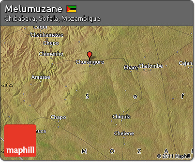 Satellite Map of Melumuzane