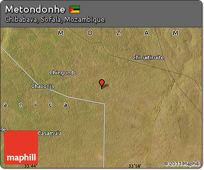 Satellite Map of Metondonhe