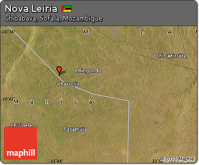 Satellite Map of Nova Leiria