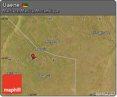 Satellite Map of Uaene